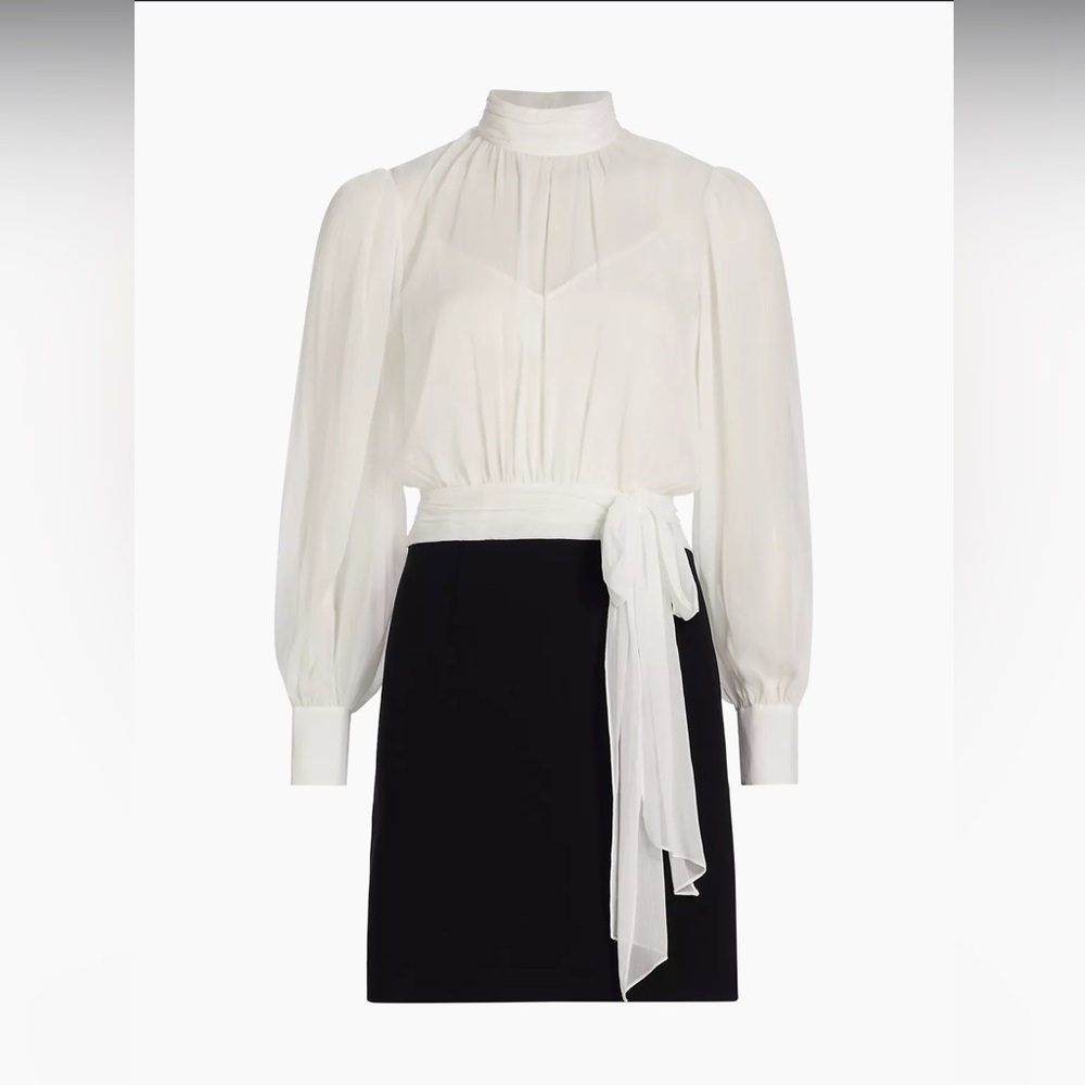 Cinq a sept holiday Elena blouson minidress
